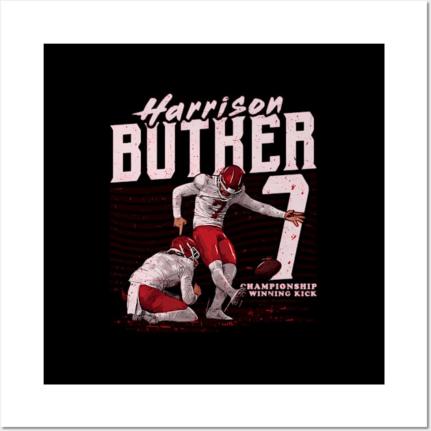 Harrison Butker Kansas City Kick Wall Art by Ro Go Dan